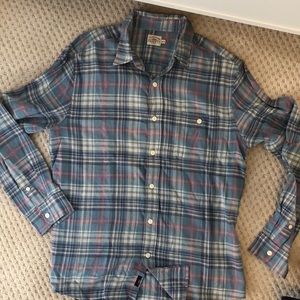 Mens Faherty Button Down Flannel